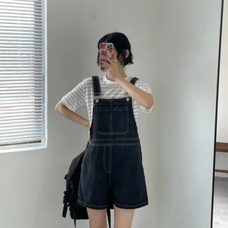 Denim Loose Fit Overall