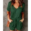 V-Neck Short Sleeve Overall - Image 5