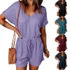 V-Neck Short Sleeve Overall - Image 6