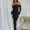 Off Shoulder Long Sleeve Overall - Image 2