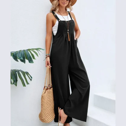 Summer Loose Wide Leg Jumpsuit