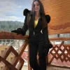 Hooded Warm Ski Suit Coverall - Image 2