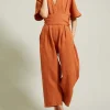 Straight Leg Belted Overalls - Image 2