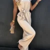 Elegant Belted Overall - Image 2