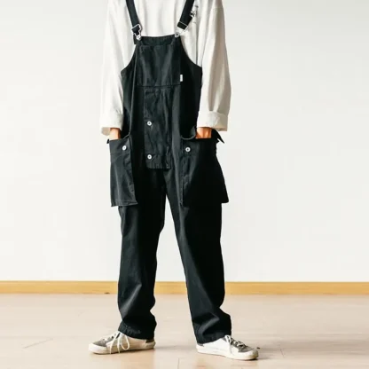Oversized with Pockets Overall - Image 2