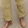 Military Style Khaki Overall - Image 4