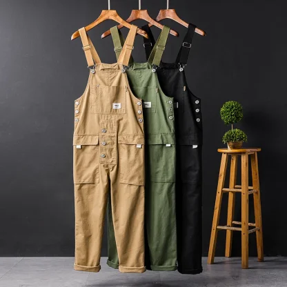 Multi Pocket Jumpsuit Overalls - Image 5