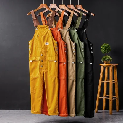 Multi Pocket Jumpsuit Overalls - Image 6