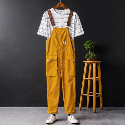 Multi Pocket Jumpsuit Overalls - Image 3