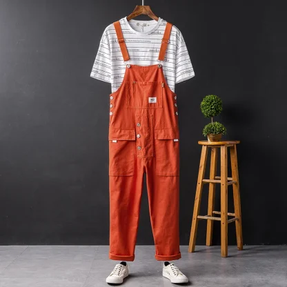 Multi Pocket Jumpsuit Overalls - Image 2