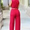 Belted Sexy Rompers Overalls - Image 4