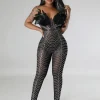 Spark the Night Sequin Overalls